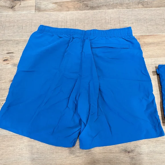 Mens GIVENCHY Ghost Print Swim Shorts Trunks Ocean Blue